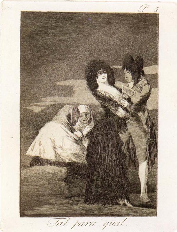Francisco Goya Tal para qual oil painting picture